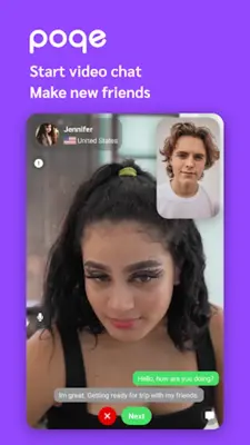 poqe - live video chat android App screenshot 4